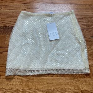 Zara Sequined Skirt
